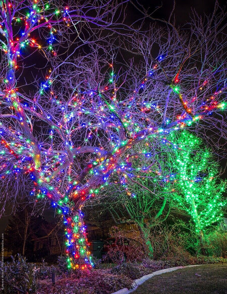 600 LED String/Fairy Christmas Lights - Pastel