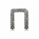 150cm Wide Single Christmas Door Arch - Snow Flocked