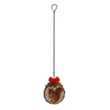 Hanging Squirrel Christmas Decoration