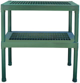 2 Tier Green Staging Bench