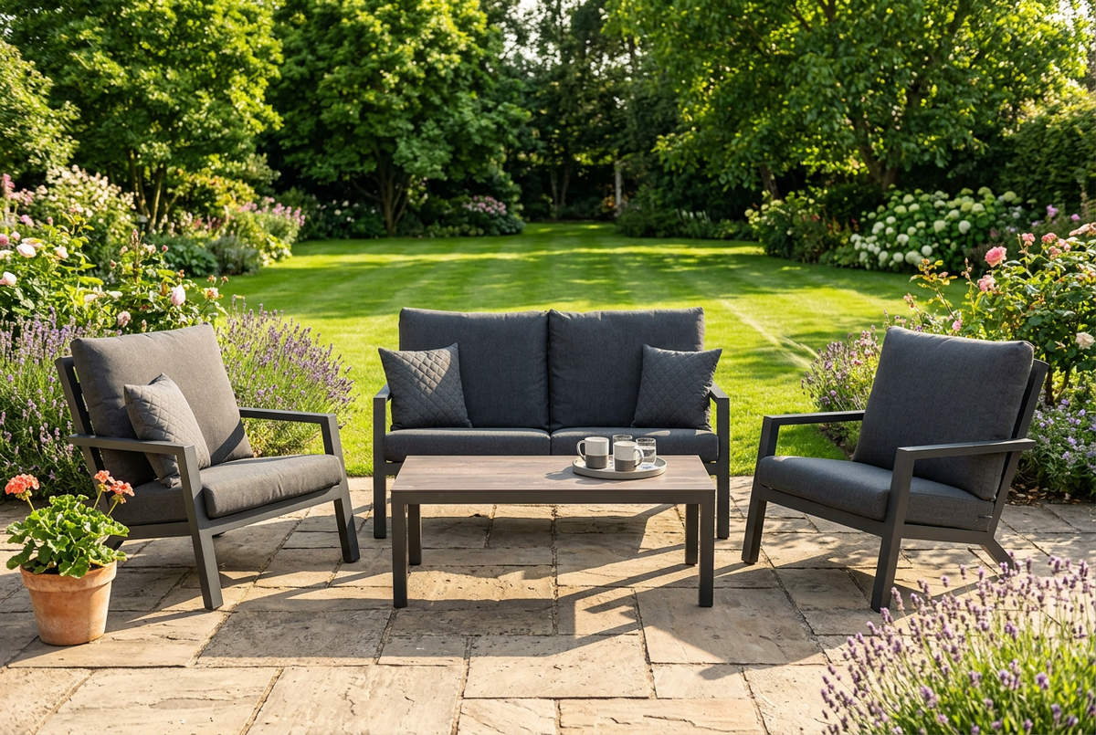 Triton Garden Lounge Set, Full Aluminium Premium Garden Furniture