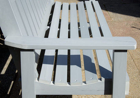 Wonder-Wood Garden Bench - 2 Seat Bench - Blue/Grey