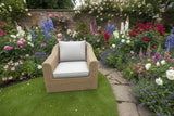 Cheltenham Luxury Rattan 6 Seat Aluminium Frame Garden Furniture Set