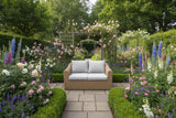 Cheltenham Luxury Rattan 6 Seat Aluminium Frame Garden Furniture Set