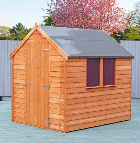 Shire Overlap 7x5 Single Door Value Shed with Window