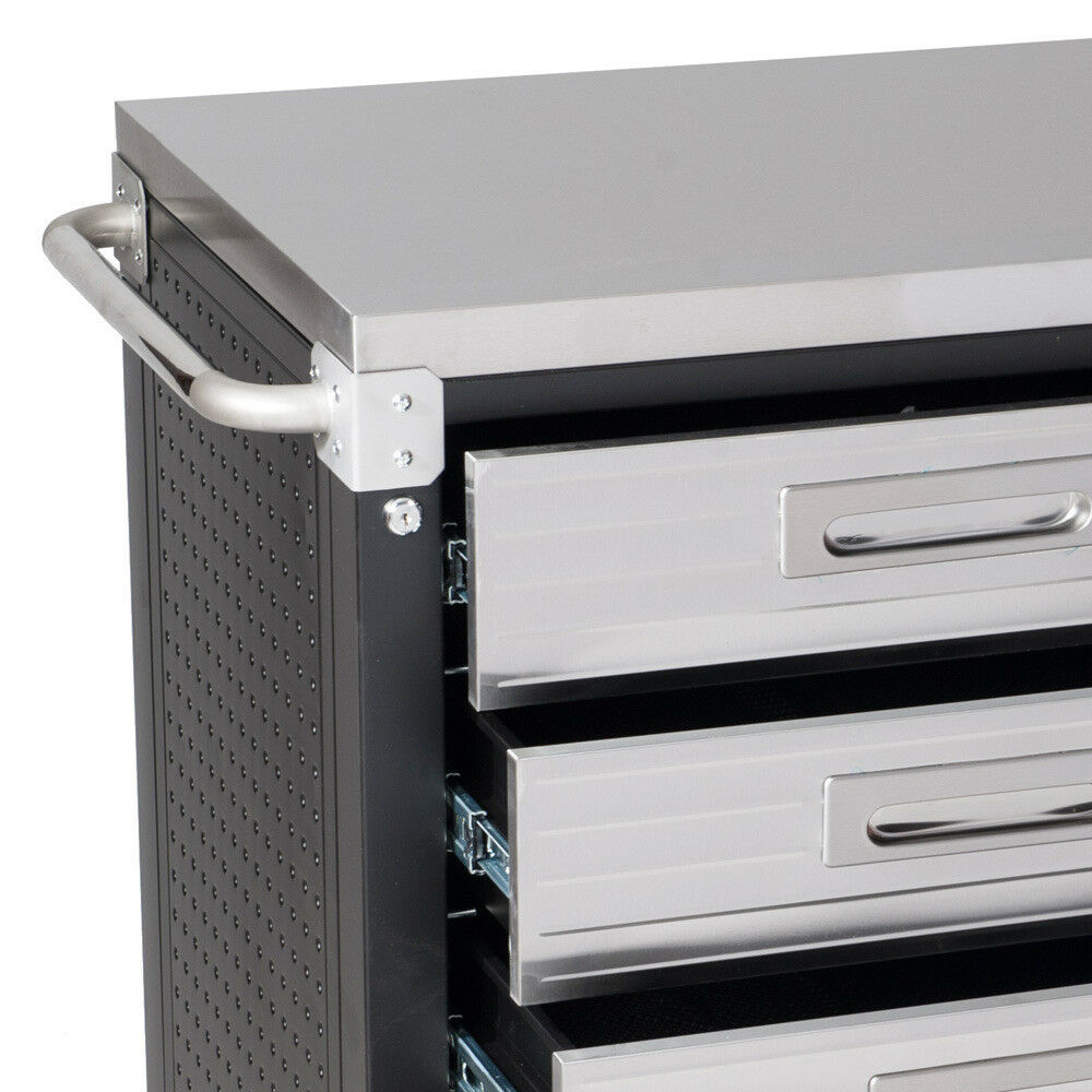 Seville Classics 12 drawer Workbench Ultra HD stainless steel