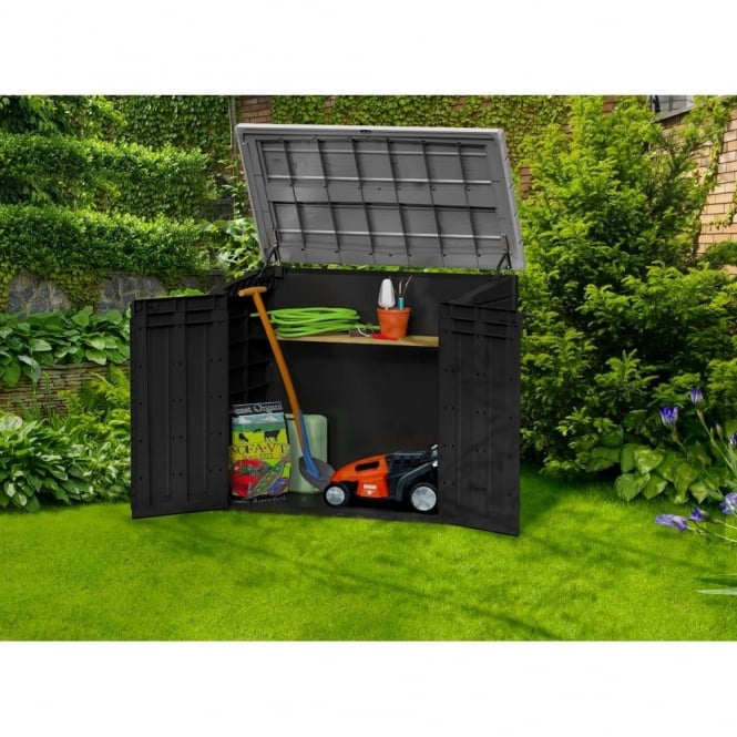 Keter Store It Out Max Grey Wheelie Bin Storage