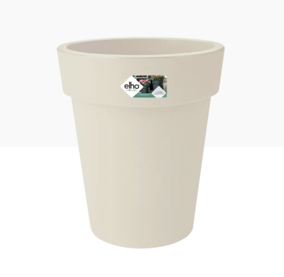 Elho Green Basics Top Planter High 35 - Flowerpot - cotton white