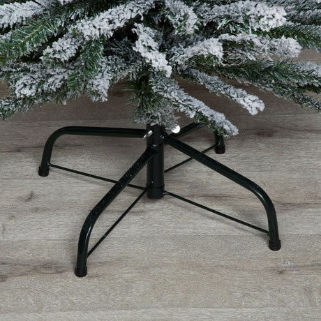 Pencil Pine Snow Flocked Christmas Tree - 8ft/240cm
