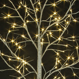 1.2m Birch Tree with 48 Warm White LEDs