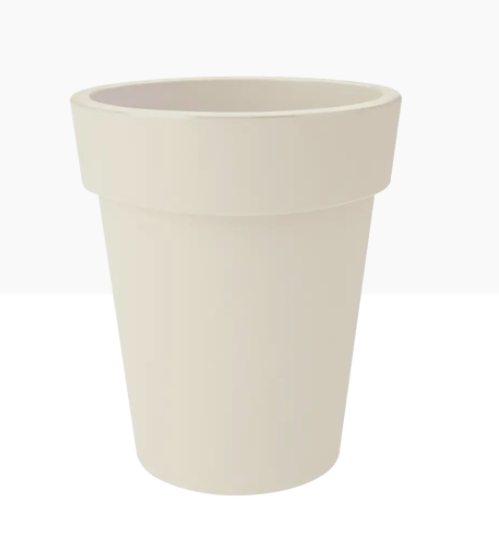 Elho Green Basics Top Planter High 35 - Flowerpot - cotton white