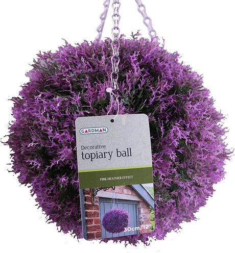 30cm Heather Look Topiary Ball
