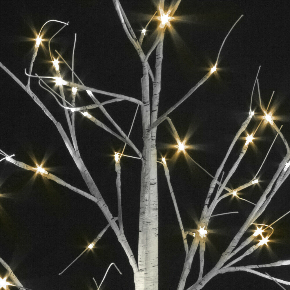 1.5m Birch Tree with 64 Warm White LEDs