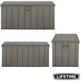 Lifetime Garden Storage Box Piston Lid 568 L