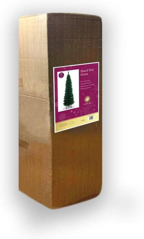 Pencil Pine Slim Christmas Tree Green - 5ft/150cm