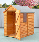 Shire Overlap 6x4 Single Door Value Shed with Window