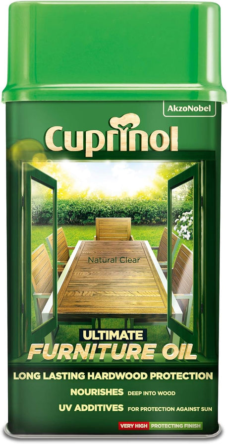 Cuprinol Garden Furniture Oil Clear 1L