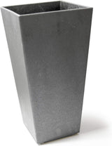 50cm Sonata Recycled Rubber Plant Pot Pewter
