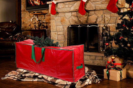 Christmas Tree Storage Bag - Stores Up To 8 Foot Disassembled Artificial Xmas Tree