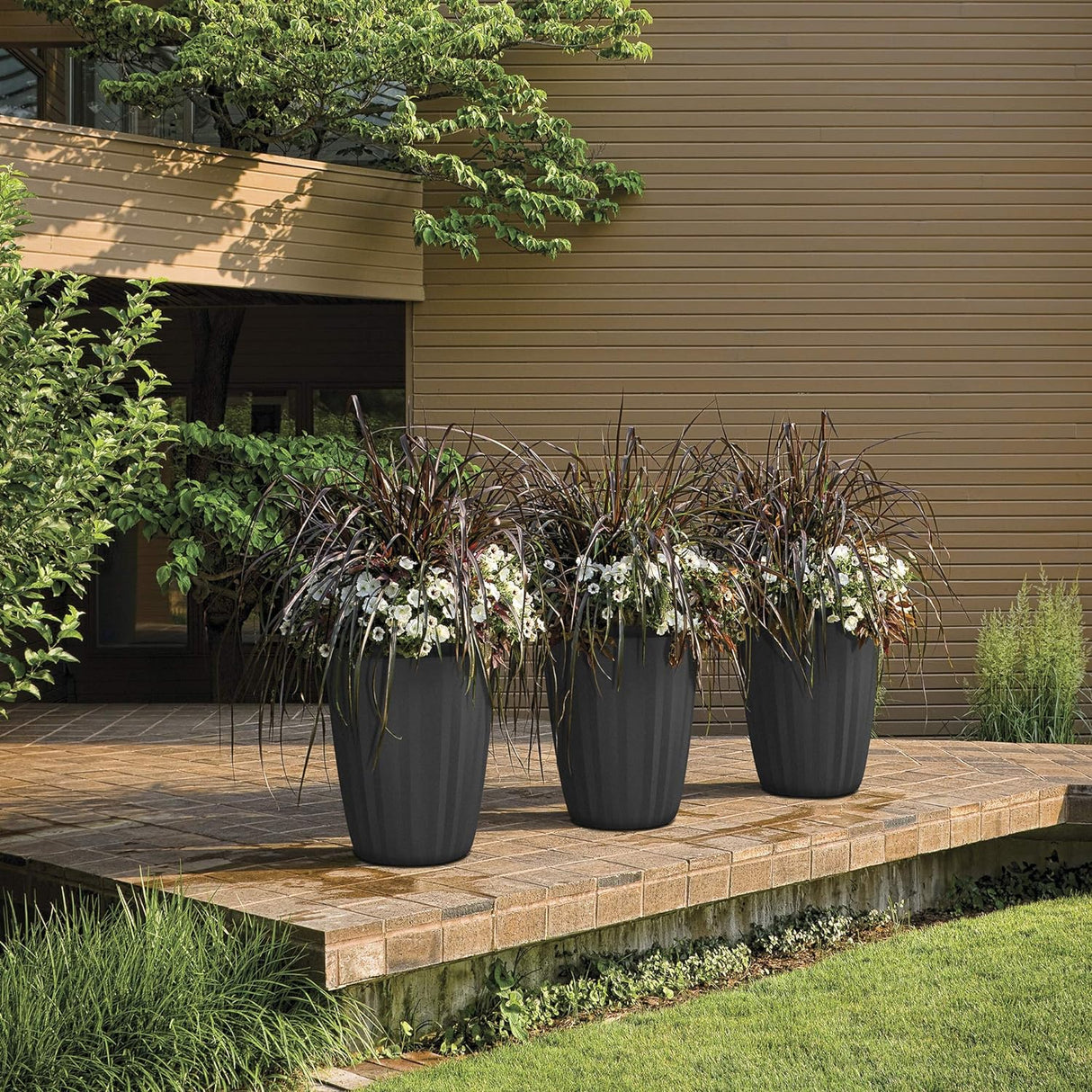 Crescent Garden Madison Round 16" Alpine White