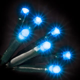 100 Blue LED String/Fairy Christmas Lights - Blue