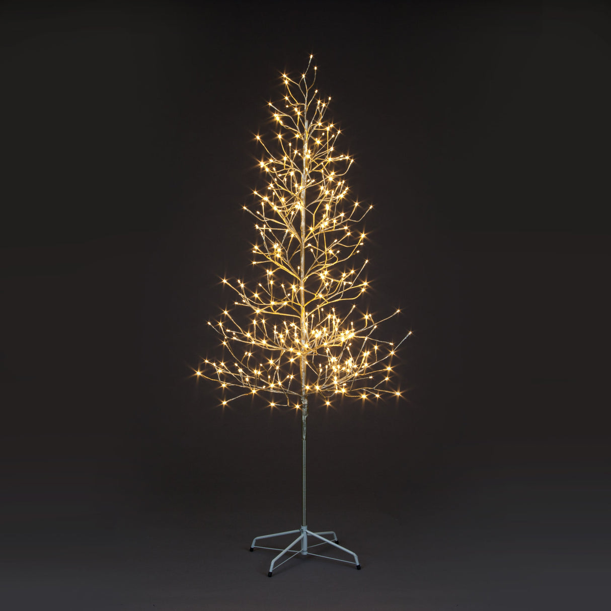 1.2m Champagne Tree with 256 Warm White LEDs