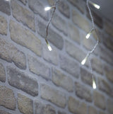 200 LED String/Fairy Icicle Lights - Ice White