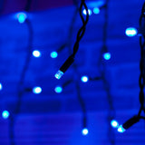 200 LED String/Fairy Icicle Lights - Blue