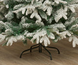Lapland Fir Snow Flocked Christmas Tree - 4ft/120cm