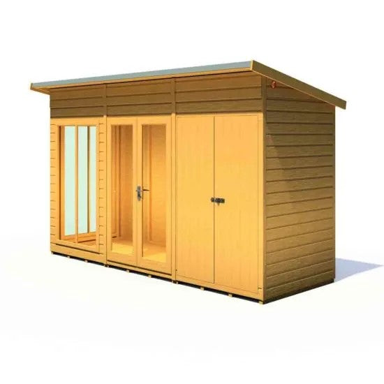 Shire Lela 12x4 Summerhouse with Storage Shed