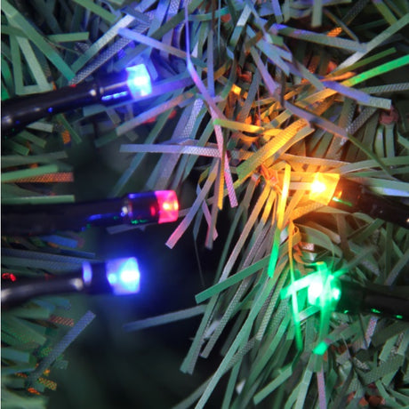 100 LED Chasing Lights Battery Operated - Multicoloured