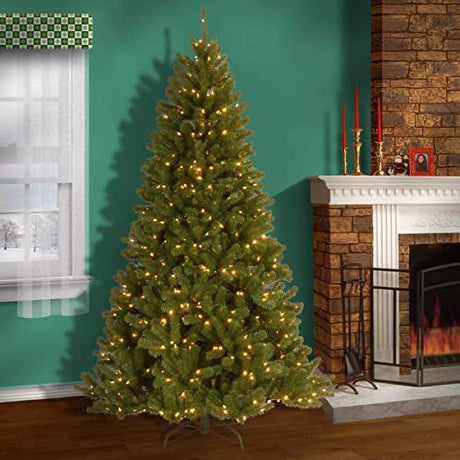 North Valley Spruce Pre-Lit Christmas Tree - 6.5ft/198cm - Warm White