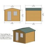 Shire Avesbury 10x10 19mm Log Cabin