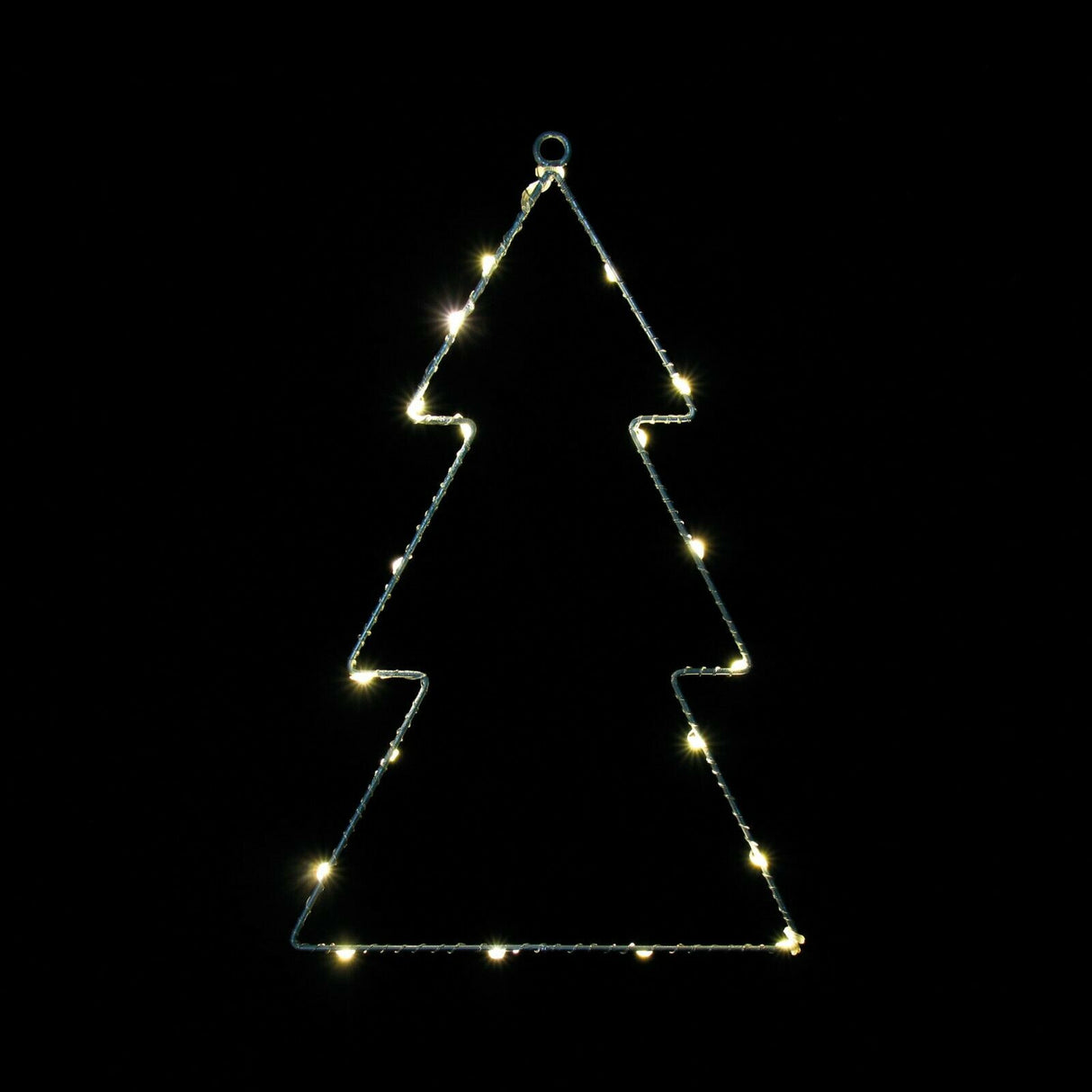 30cm Battery Operated LED Christmas Tree Silhouette