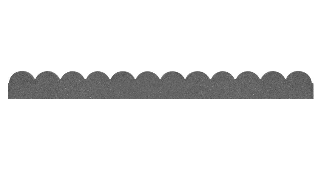 Flexi Curve Scallop Border Grey 1.2M