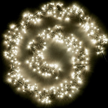 2000 LED String/Fairy Cluster Lights - Warm White