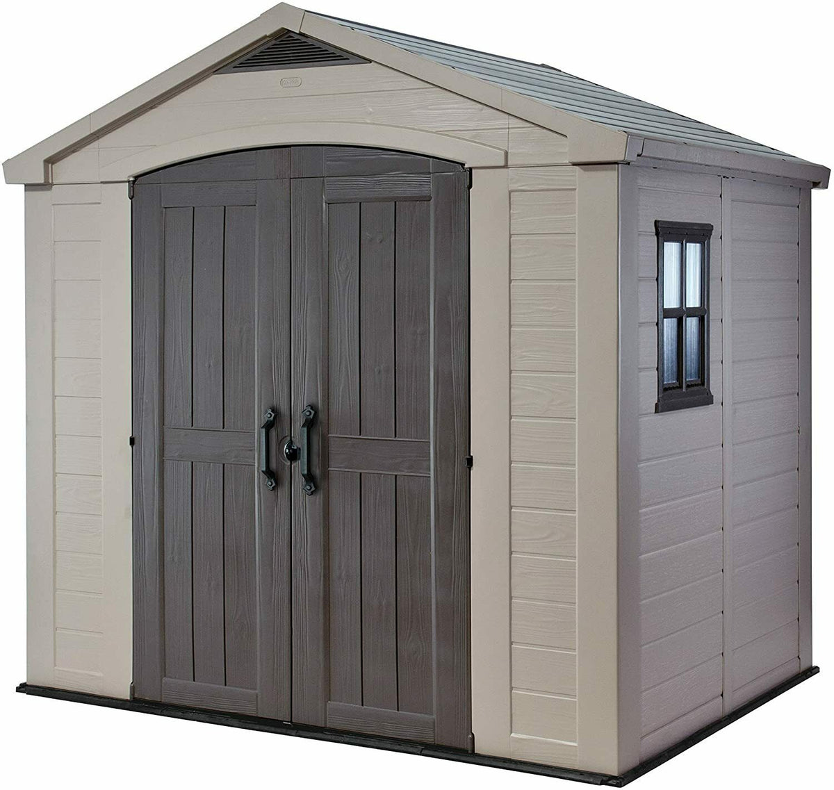 Keter Factor 8x6 Garden Shed    ************BARGAIN *********** COLLECTION ONLY FROM PR4 3JJ  THIS IS AN UNDELIVERED RETURNED SHED STILL WITH SEALS ON********