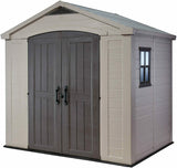 Keter Factor 8x6 Garden Shed    ************BARGAIN *********** COLLECTION ONLY FROM PR4 3JJ  THIS IS AN UNDELIVERED RETURNED SHED STILL WITH SEALS ON********