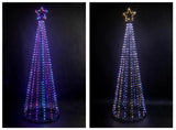 1.8m Maypole LED Tree - Multi-Coloured