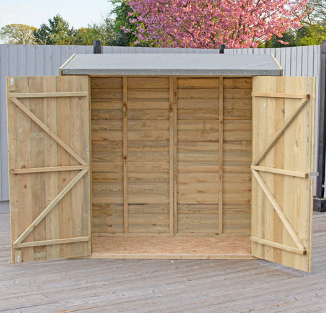 Shire Overlap Pressure Treated Pent Shed 6x3