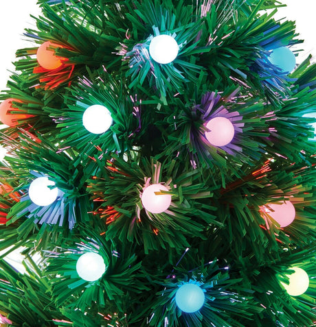 Fibre Optic Ball Christmas Tree - 4ft/120cm
