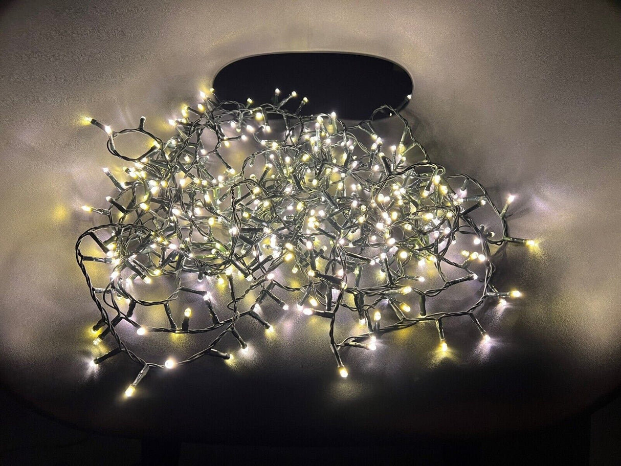 400 LED Firefly Flickering Flame Fairy Lights - In or Outdoor Use