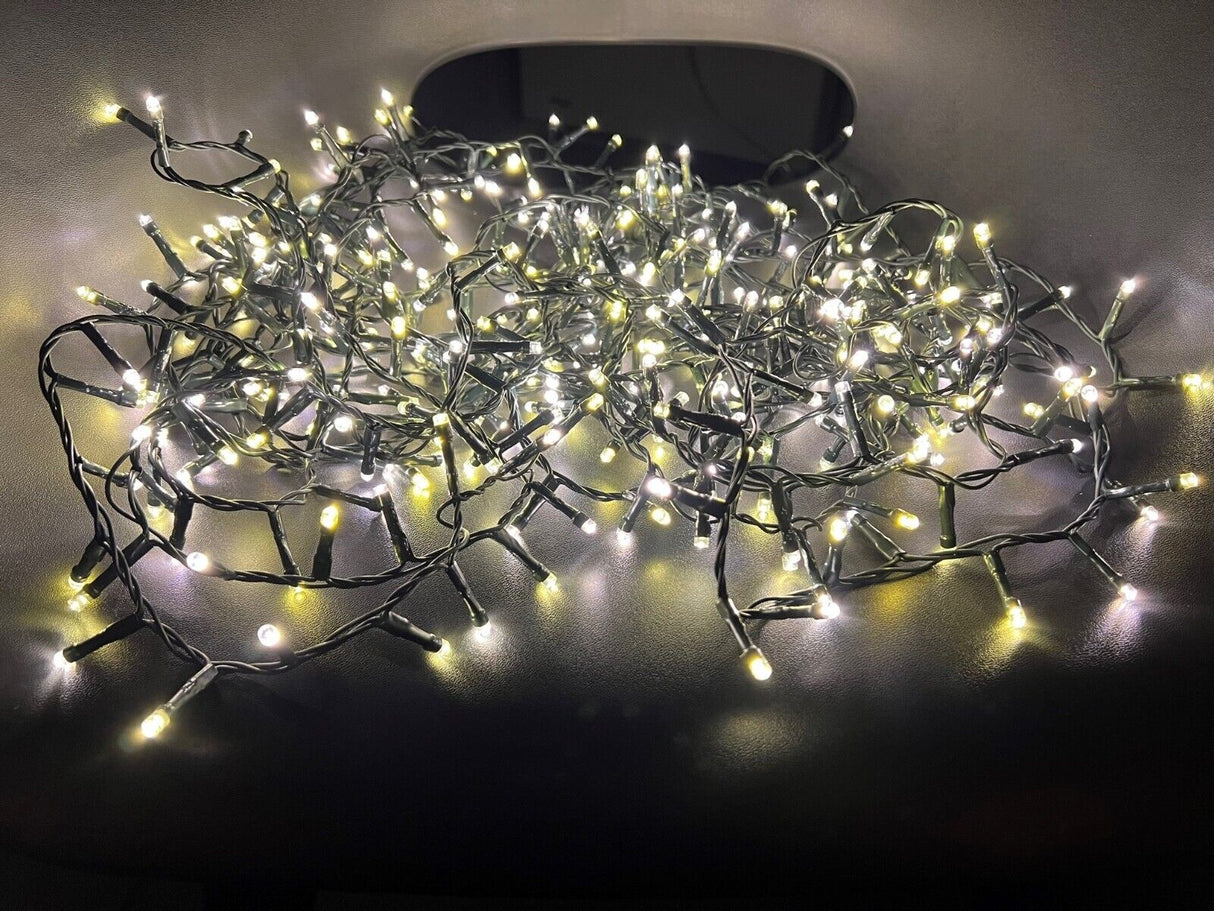 400 LED Firefly Flickering Flame Fairy Lights - In or Outdoor Use