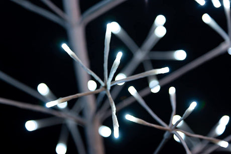 White Twig Tree with Ice White LEDs - 3ft/90cm