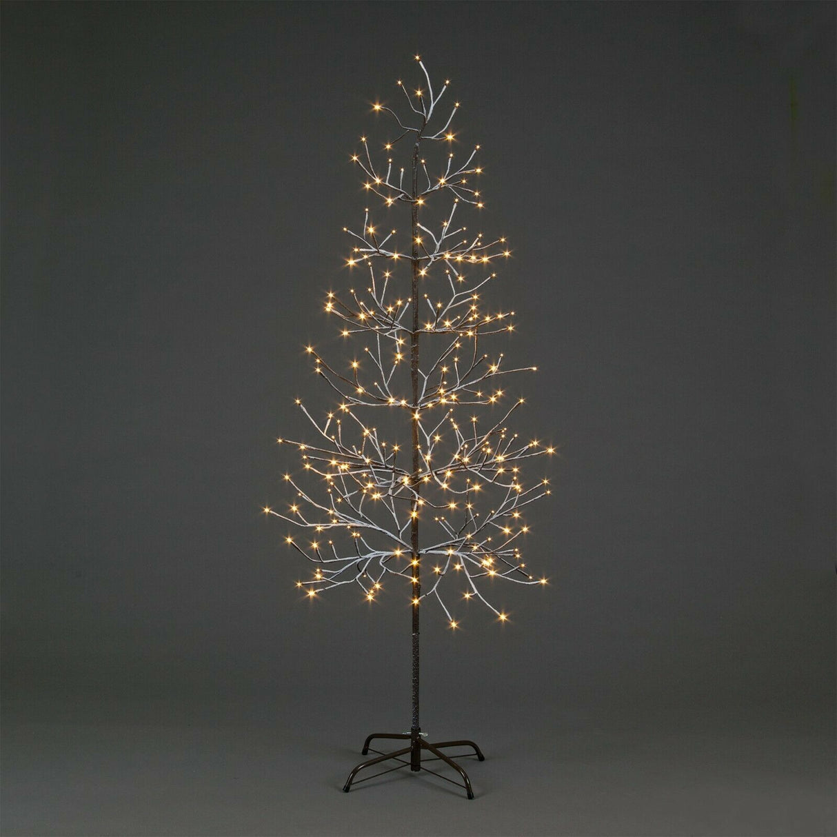 1.5m Snowy Twig Tree with 160 Warm White LED's