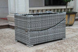 Sarasota Folding Sun lounger - Grey