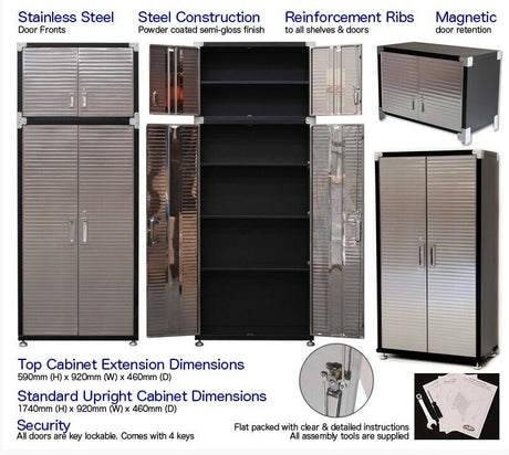 Heavy Duty Cabinet 6x3 Wide with Top Extension