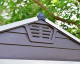 Palram - Canopia Skylight Brown Shed 6x5