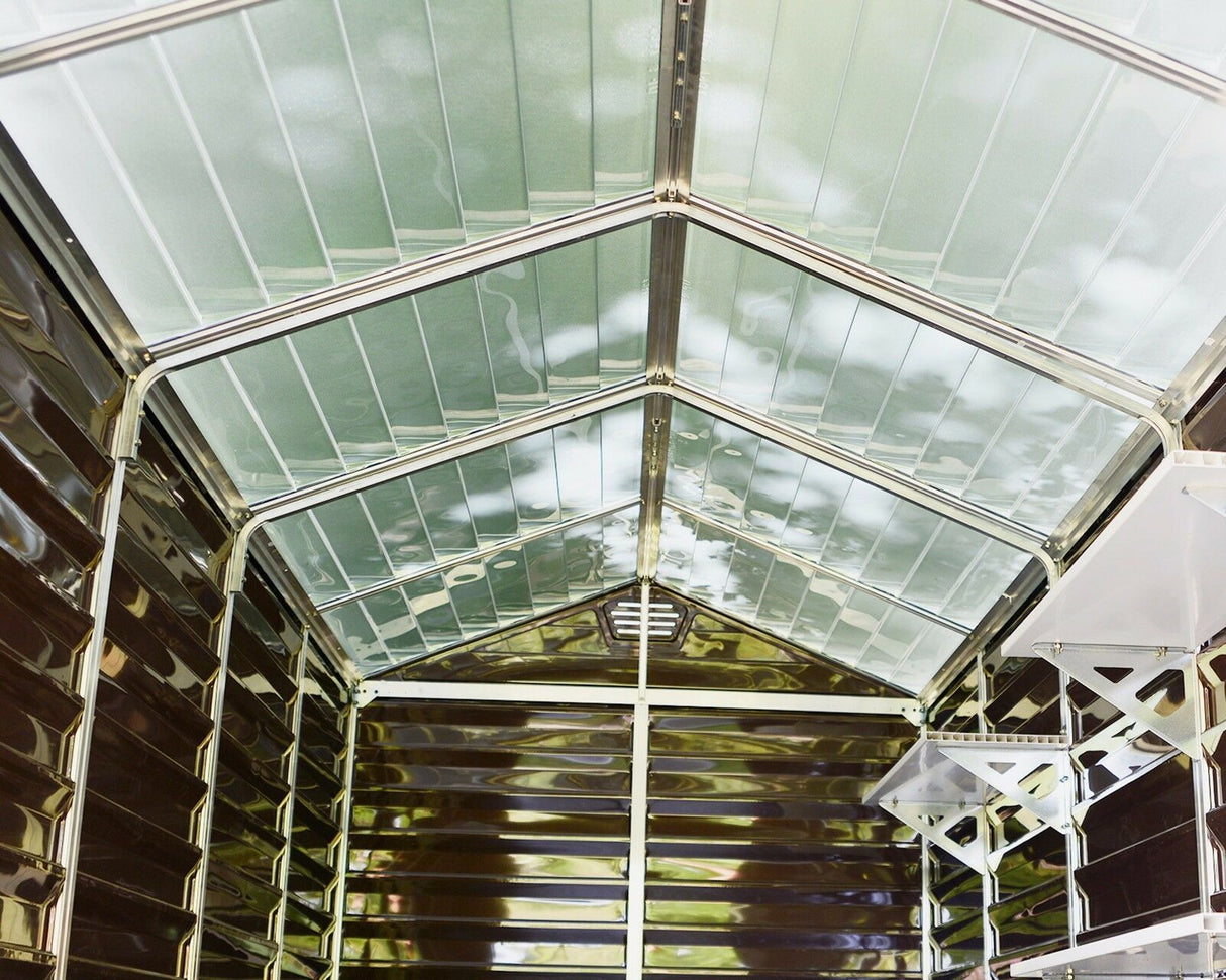 Palram - Canopia Skylight Brown Shed 6x5